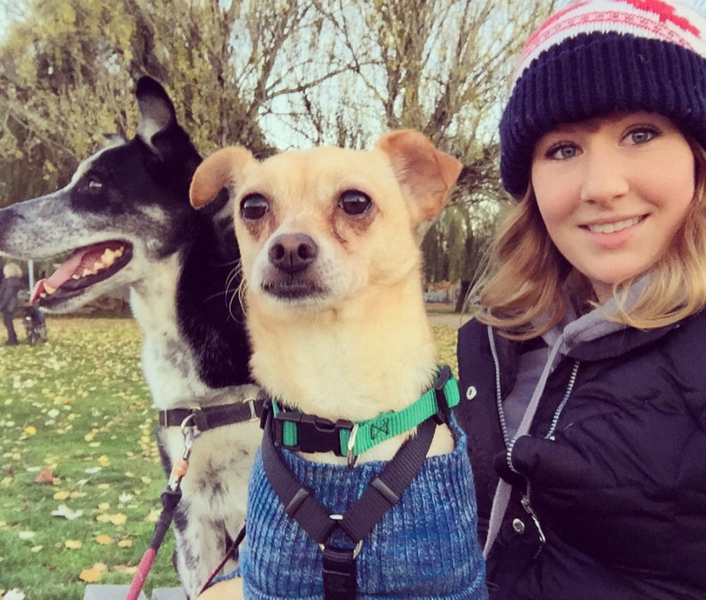 Jess, Gilligan, and Jess’ dog Scout.