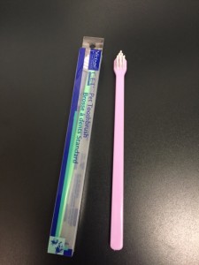 toothbrush in clinic